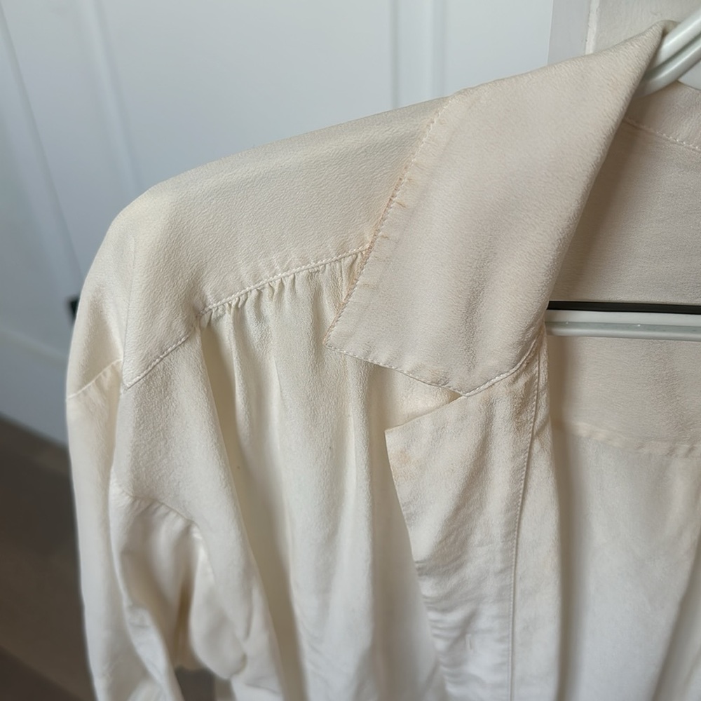 Crop Button Down - Picture 2 of 3